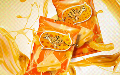 TAKEOUT PUFFS TAKES AIM AT CHEETOS AND ITS CHEETAH