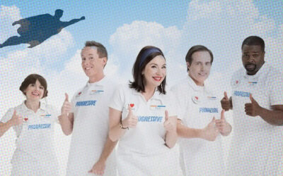 Progressive Cleans Up After Superman