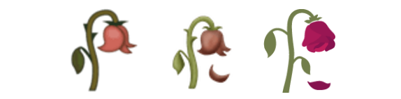 Wilted Flower Emoji