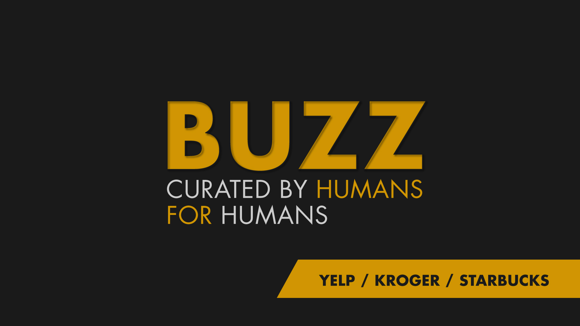 Weekly Buzz: Yelp, Kroger & Starbucks