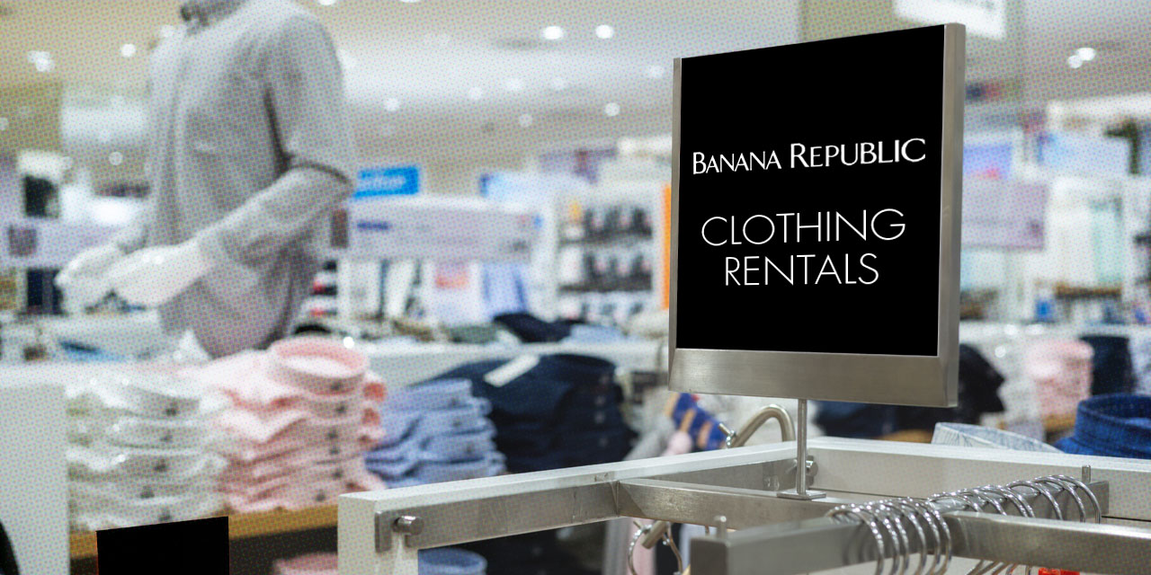 Banana Republic Tries On Fashion for Rent